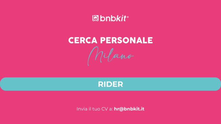 Diventa Rider bnbkit a Milano
